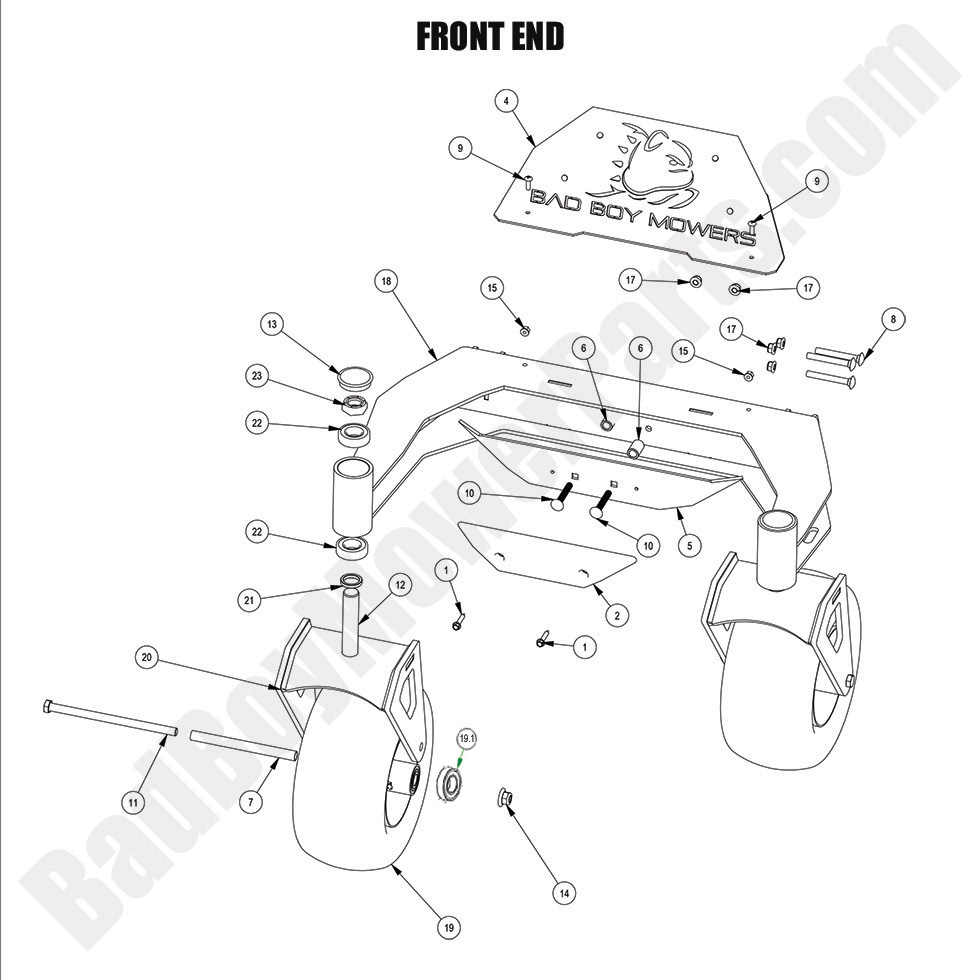 2024 Revolt (36" Deck) - Front End